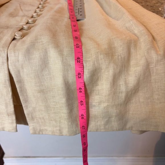 New Loeffler Randall drop waist S sand Midi Dress Cottagecore Fairy Prairie - Picture 14 of 14